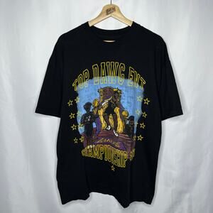 Kendrick Lamar TDE Top Dawg pg Lang King James Championship Tour Merch Tee L